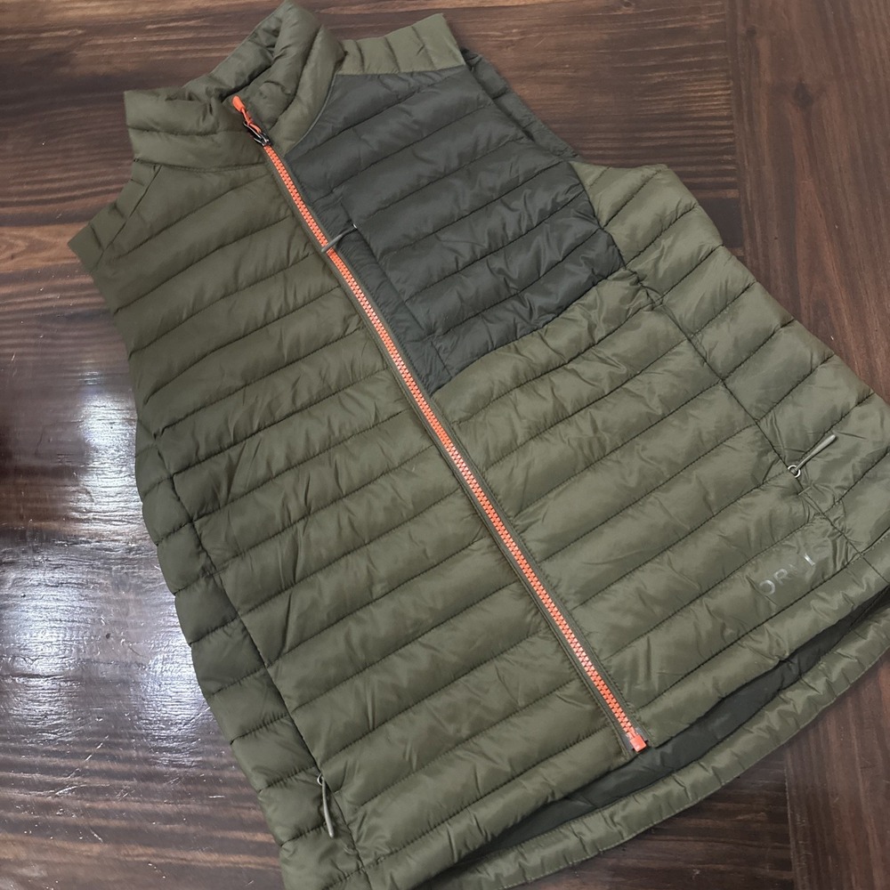 Orvis Vest Womens Small Drift Puffer Jacket Insulted Full Zip Hiking Outdoors